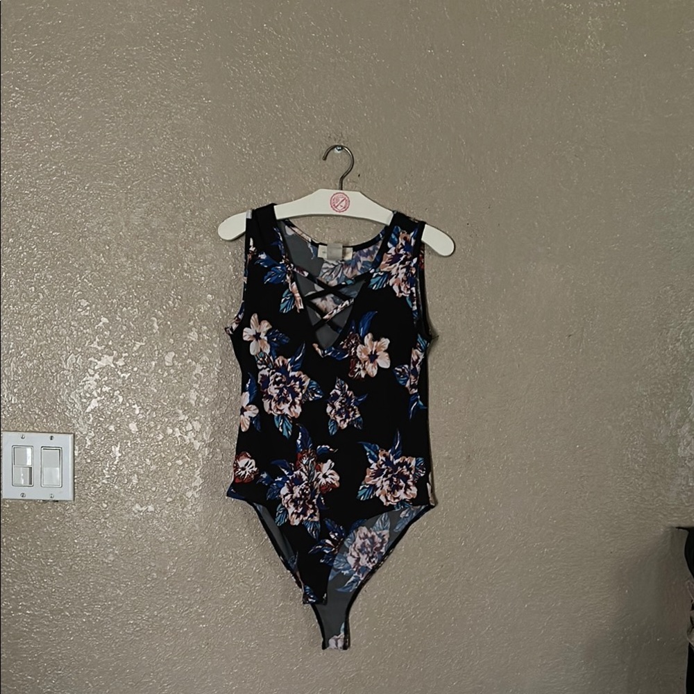 Floral body suit